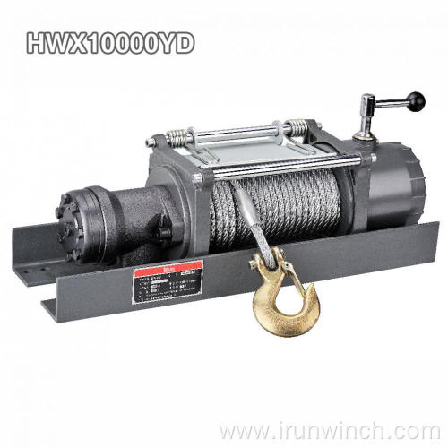 Hydraulic Car Trailer Winch 10000 Lbs Meets SAEJ706
